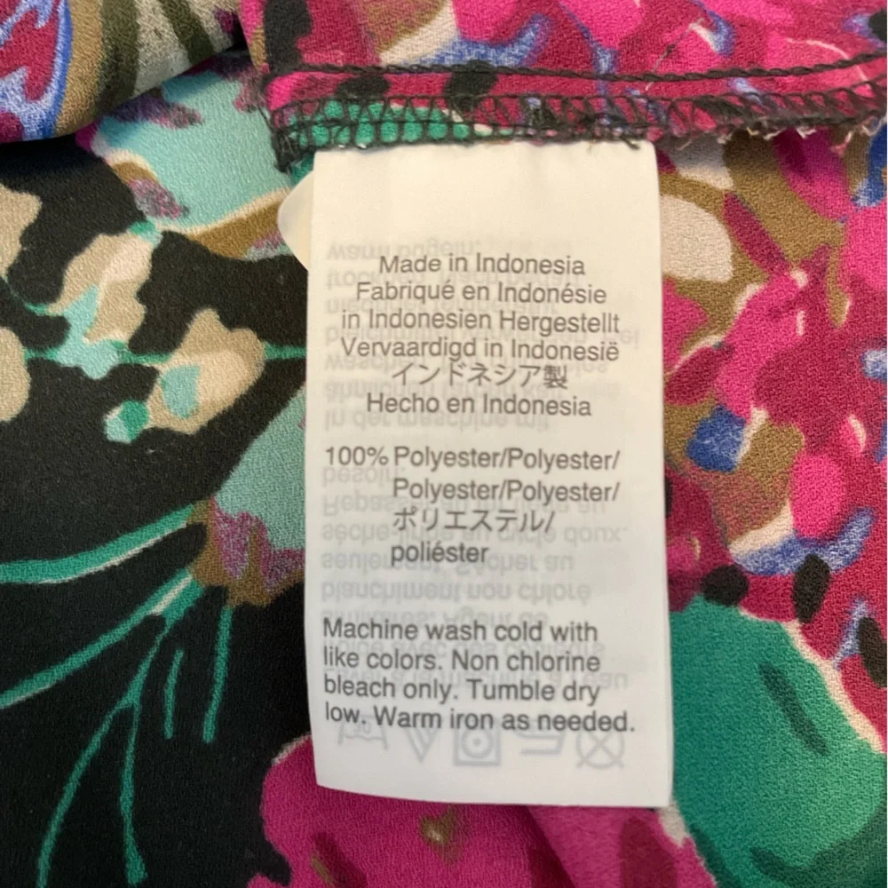 J. CREW Floral Cottagecore Printed Sleeveless Ruffle V-Neck Tank Top Size 8